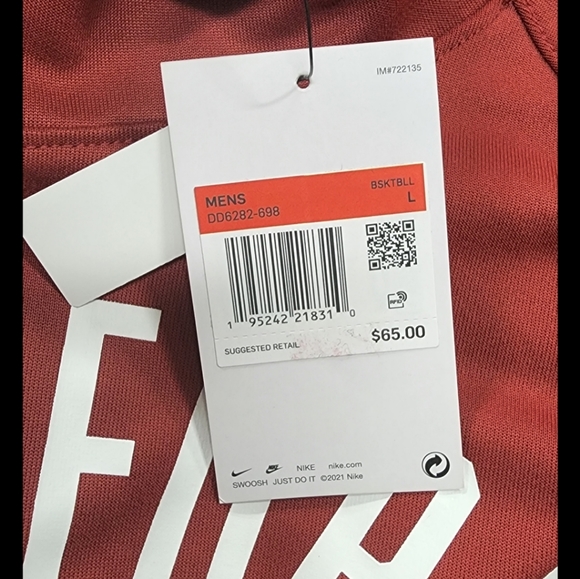 Stanford Cardinal Nike Basketball Spotlight Performance Raglan Pullover Hoodie L - Picture 4 of 4